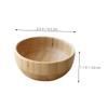 ORFOFE Facial Mask Mixing Bowl Applicator Bamboo Diy Mask Bowl for Home Salon Use view 2