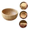 ORFOFE Facial Mask Mixing Bowl Applicator Bamboo Diy Mask Bowl for Home Salon Use view 3