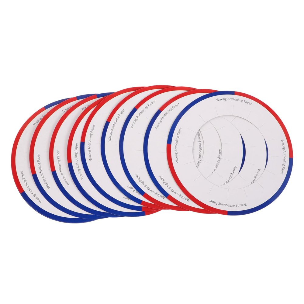 Baluue 10pcs Wax Warmer Collar Pads Wax Warmer Edge Paper Covers Machine Paper Mats for Heater Essential Accessories