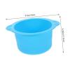 Didiseaon 2set Silicone Wax Melting Container Set High Bowls Scrapers for Facial Masks Easy to Clean for Home and Salon Use view 2