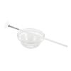 NOLITOY 2pcs Facial Mask Applicator Tool Set Fan Shaped Brush and Glass Bowl for Diy Skin Treatments and Spa Use Comfortable and Material for Application view 1