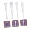Baluue 4pcs Silicone Facial Mask Brush Applicators Double-ended Beauty Tools for Even Mud Application Soft Skin-friendly Design for Face Masks view 2