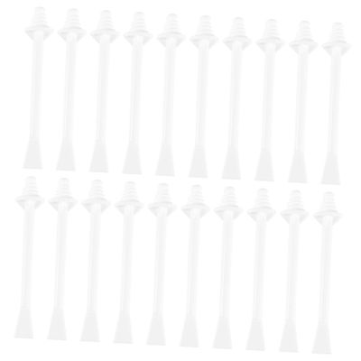 Gogogmee 20pcs Nasal Hair Wax Rods Plastic Wax Sticks Disposable Applicators for Daily Nostril Cleaning