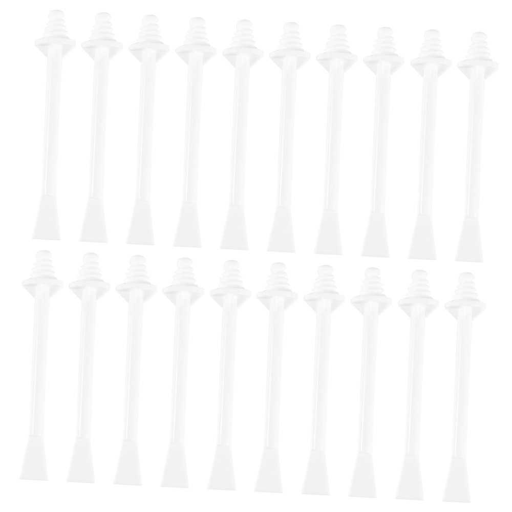 Gogogmee 20pcs Nasal Hair Wax Rods Plastic Wax Sticks Disposable Applicators for Daily Nostril Cleaning