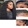 UIOKLMJH Curly 5X5 Closure Glueless Loose Deep Wave 13X4 Lace Frontal Human Hair Wig 13X6 HD Front Wig 180% 30Inch#13X4 Lace Wig view 3