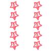 10pcs/set Hair Pin Fluorescence Star Shape Hairpin for Girl Carnivals Party Wear view 1