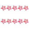 10pcs/set Hair Pin Fluorescence Star Shape Hairpin for Girl Carnivals Party Wear view 2