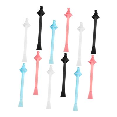 PLAFOPE 12pcs Nose Wax Sticks Dual Purpose Wax Applicator for Hair Removal Nostril Cleaning Disposal Rods for Men Grooming
