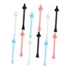 PLAFOPE 12pcs Nose Wax Sticks Dual Purpose Wax Applicator for Hair Removal Nostril Cleaning Disposal Rods for Men Grooming view 1
