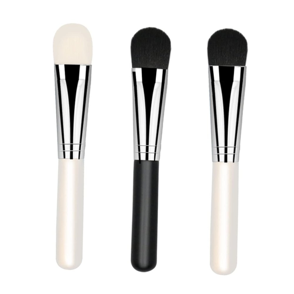 FOMIYES 3pcs Face Mask Applicator Brushes Wooden Handle Beauty Brush for Smooth Application Soft Bristles for Facial Masks for Skincare Routine