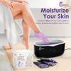 ELEGCOV Paraffin Wax Refills-10 Pack Lavender Scented Paraffin Wax for Hand and Feet, Parrafin Wax Bath Blocks for Wax Machine, Relieves Muscle Fatigue, Deeply Hydrates, Moisturizes and Nourishes view 2