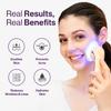 Nova 4-in-1 Facial Wand: Red, Blue and Green Light Therapy, Galvanic Ion Cleansing, Ultrasonic Face Lift & Anti-Aging Device, Tightening, and Rejuvenation for Home Use view 4
