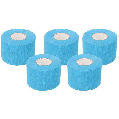FOMIYES 5rolls Hair Dye Collar Barber Neck Duster Disposable Neck Scarf Paper Styling Strips for Molding Hair