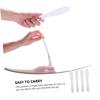 FOMIYES Facial Spoon Set 4pcs Plastic Mask Mixing Spatulas Ergonomic Design for Easy Application Safe Reusable view 3