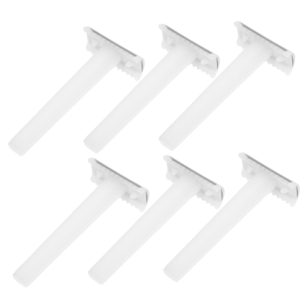 FOMIYES 10pcs Disposable Hair Removal Razors for Women and Men Double Edge Manual Shaver Compact and Easy to Use for Travel and Daily Grooming