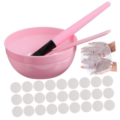 BIUDECO Diy Face Mask Kit Applicator Brush Essential Skincare Tools for Reusable Masks