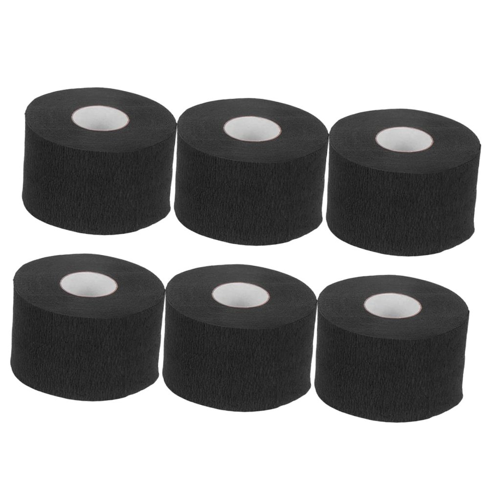 SOESFOUFU 6 Rolls of Disposable Neck Paper Strips Barber Neck Strip Stretchy Easy to Use for Haircuts