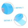 NOLITOY 5rolls Disposable Hairdressing Neck Papers of Protective Neck Strips and Elastic Covering Paper for Haircuts and Salon Use Blue view 3