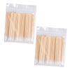 TOVINANNA 1000pcs Disposable Makeup Cotton Swabs Non-linting Eyelash Cleaning Rods for Tattooing Nail Art and Eye Makeup Sanitary Wooden Sticks for Home and Travel Use view 1