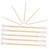 Baluue 100pcs Disposable Cotton Swabs for Care Double Ended Bamboo Sticks with Mushroom and Spiral Tips Safe Cotton Swabs for Hygiene and Ear Cleaning view 1