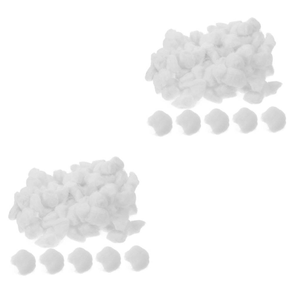 FOMIYES 2pcs Non Medical Makeup Remover Cotton Balls Soft Lint Cotton Balls for Beauty Care Multi-use