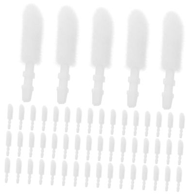 VINTORKY Supple Lip Brush Heads 300pcs Disposable Lip Brush Flocking Home Professional Use