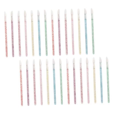 BIUDECO 350pcs Disposable Makeup Lip Brush Applicators for Lipstick Lip Gloss Portable Crystal Wand for Home Travel Use for Makeup Lovers and Professionals