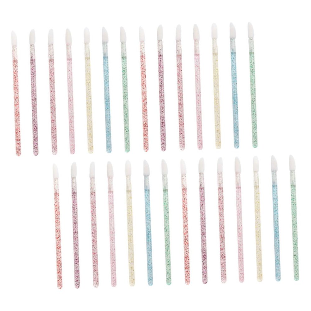 BIUDECO 350pcs Disposable Makeup Lip Brush Applicators for Lipstick Lip Gloss Portable Crystal Wand for Home Travel Use for Makeup Lovers and Professionals