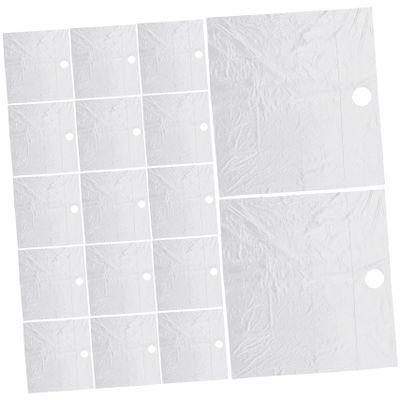 BCOATH 20pcs Beard Catcher Sheets for Sink Disposable Bath Tub Hair Catcher Beard Trimming Supplies