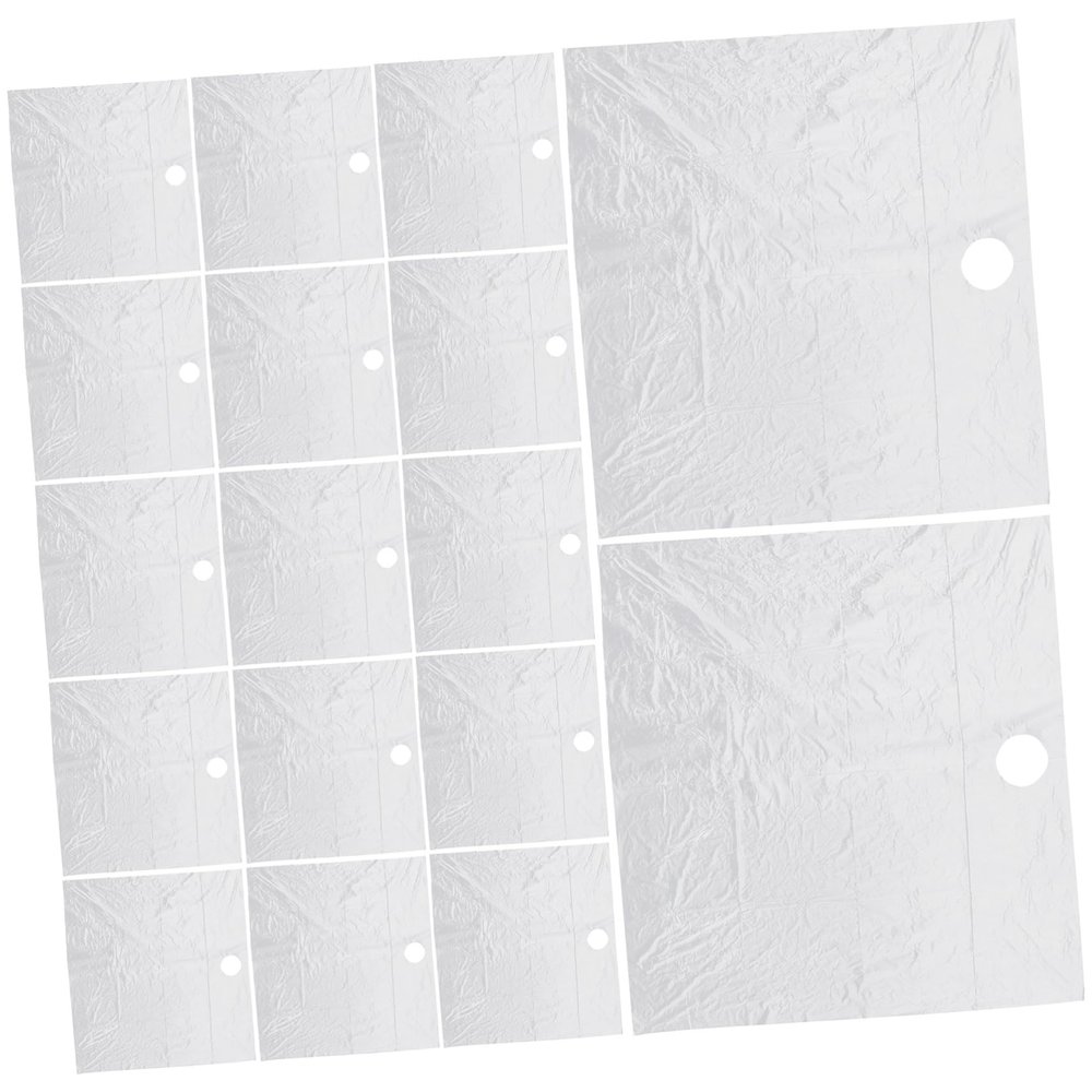 BCOATH 20pcs Beard Catcher Sheets for Sink Disposable Bath Tub Hair Catcher Beard Trimming Supplies
