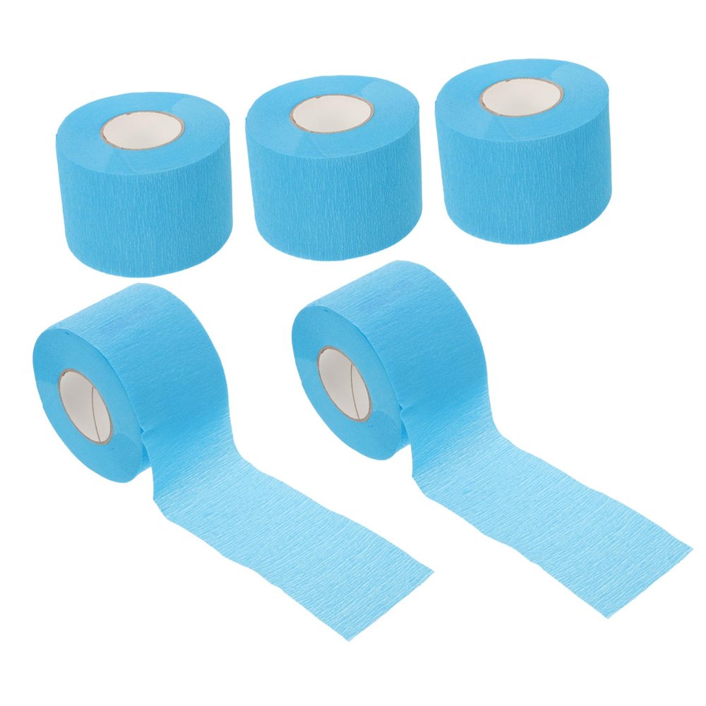 Didiseaon 5rolls Disposable Neck Strips for Hair Cutting Soft and Comfortable Barber Paper for Salons and Barbershops Prevents Hairfall and Protects Neck