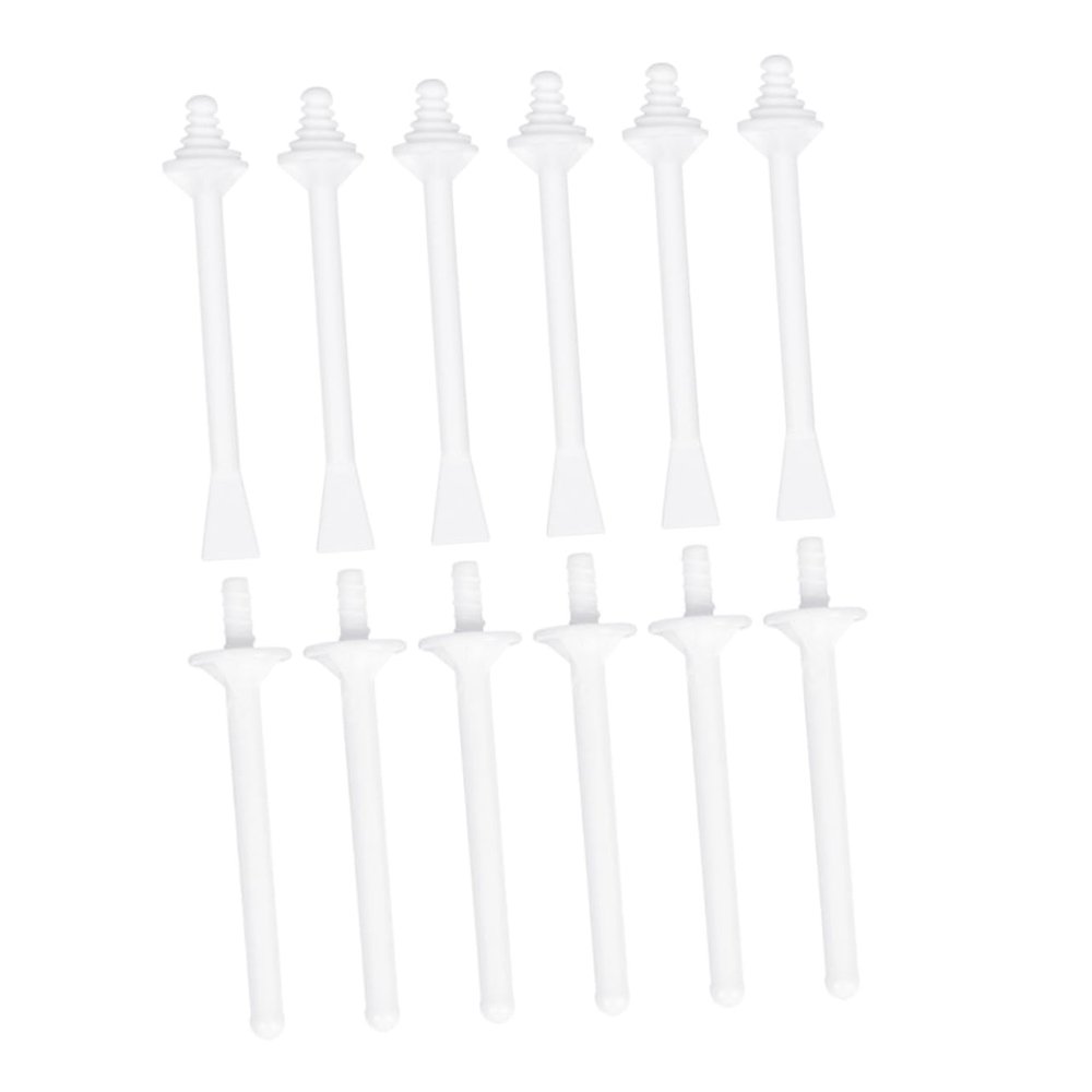 NOLITOY 30pcs Disposable Nose Wax Applicators Hair Removal Sticks for Nostrils Smooth Wax Sticks for Nose Hair Application No Peculiar Smell for Beach and Party Use