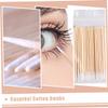 Baluue 1000pcs Disposable Makeup Cotton Swabs Multi-purpose Eyelash Cleaning Sticks Pointed Cotton Swabs for Tattooing Makeup Removal and Daily Use for Salons and Home view 3