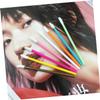 FRCOLOR 1set Eyebrow Eyelash Cleaning Tools Disposable Eyelash and Eyebrow Cleaning Kit Sticks Nylon Spiral Brushes Large Cotton Swabs Random for Home view 2