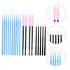 FRCOLOR 1set Eyebrow Eyelash Cleaning Tools Disposable Eyelash and Eyebrow Cleaning Kit Sticks Nylon Spiral Brushes Large Cotton Swabs Random for Home view 3