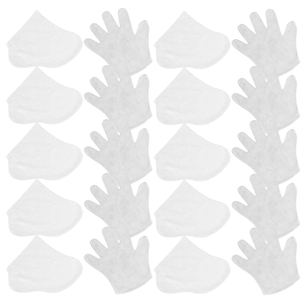 FOMIYES Professional Paraffin Wax Bath Liners for Hands and Feet Disposable Gloves and Socks for Salon and Spa Use