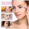 Baluue 100pcs Double-ended Eyeshadow Brush Sponge Applicators for Makeup Travel-friendly Eye Shadow Brushes for Daily Use and Special Occasions view 3