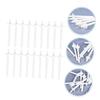 Baluue 60pcs Disposable Plastic Nose Hair Wax Sticks Nasal Hair Removal Applicators for Safe and Smooth Nostrils Cleaning User-friendly Waxing Tool view 2