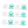 VINTORKY 12pcs Silicone Applicator Lip Brush Cover Travel Lip Brush Lost Cap for Makeup view 1