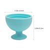 Baluue 2pcs Silicone Makeup Sponge Holders Elegant Organizers for Beauty Sponges Easy Clean Brush Cleaning Bowl with Suction Base Mint Blue Pink Colors view 2