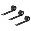 VINTORKY 3 Rolls Barber Neck Strips Hair Cutting Collar Paper Black Stretchy Hair Wrap view 1