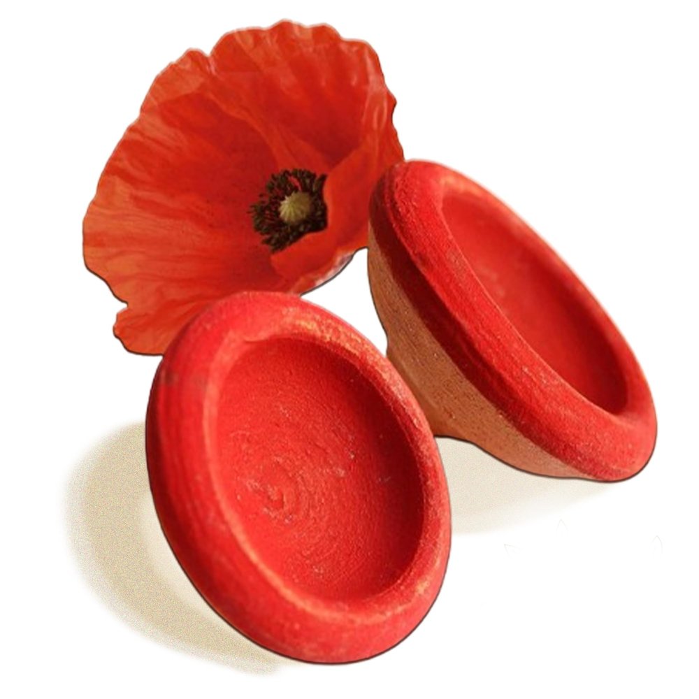 Authentic Moroccan Lipstick - Berber Lip Stain in Traditional Moroccan Clay Pot - Long-Lasting Natural Lip Tint