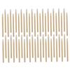 FRCOLOR 50pcs Wooden Handle Lip Brushes Disposable Lipstick Applicators for Precise Makeup Application Eco-friendly Design for Daily and Professional Use view 1