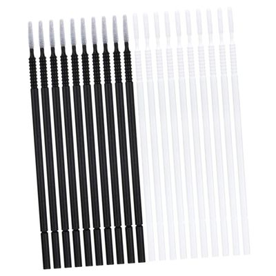 FRCOLOR 400pcs Eyelash Cleaning Swabs Simple Eyelash and Eyebrow Brush for Makeup Application and Removal for Lash Extensions and Daily Use