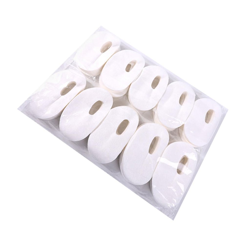 Baluue 1000pcs Eye Mask Cotton Eye Care Paper for Spa Facial Treatments Home Use Moisture Absorbing Soft Texture for Women Beauty Routine