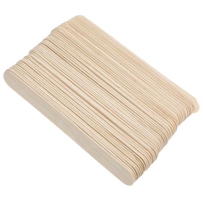 FOMIYES Wooden Sticks for Hair Removal Applicators for Body and Eyebrow Care Smooth Skin Hair Removal Spatulas Sticks Per Box Personal Care Tools