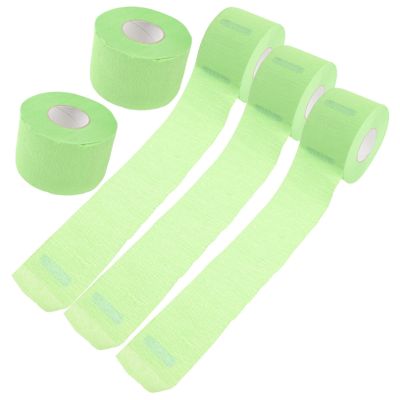 OHPHCALL 5rolls Disposable Barber Neck Strips Hairdressing Neck Wrap for Haircut
