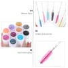 Baluue 20pcs Portable Decorative Eyelash Brush Comb with Crystal Design for Makeup Lightweight Disposable Mascara Wands for Eyebrow and Eyelash Applications view 3