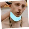 FOMIYES One-Off Neck Strip for Hair Cutting Barber Neck Tapes Disposable Neck Paper Blue Easy to Use Protective Comfortable view 2
