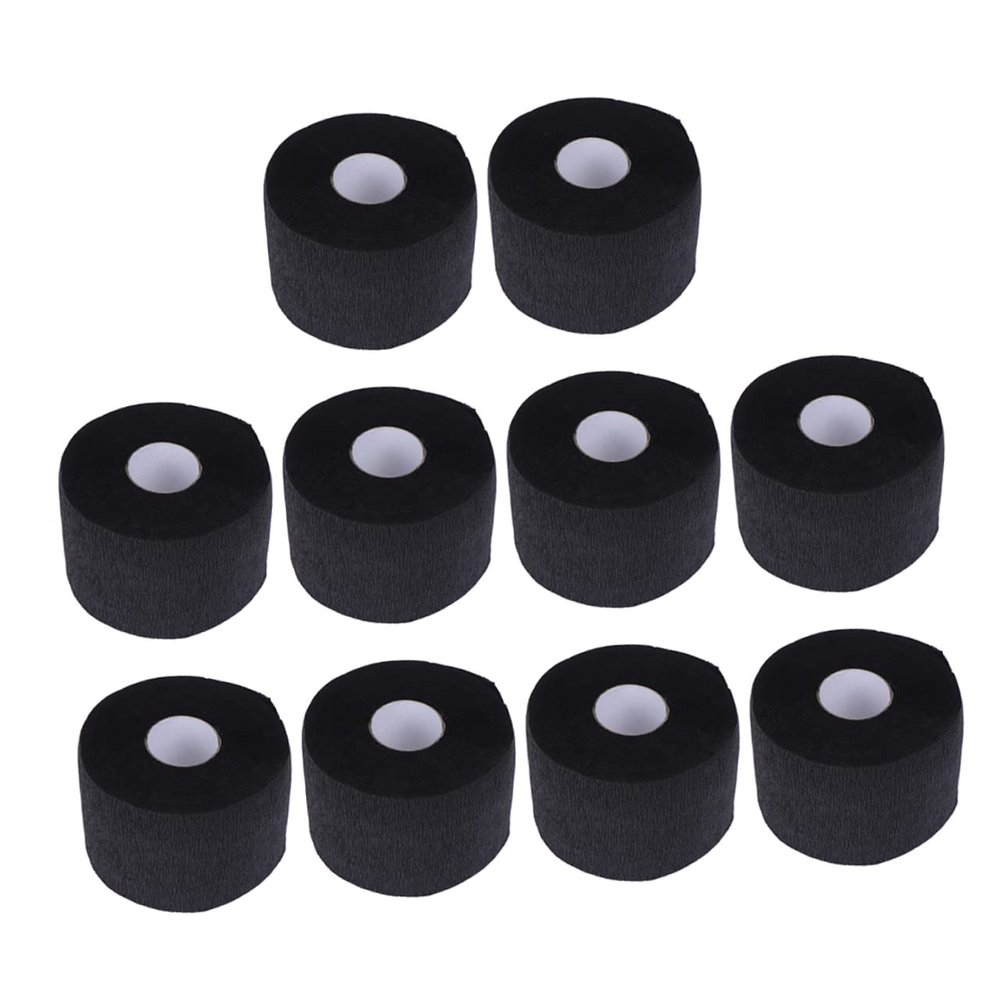FOMIYES 10pcs Barber Neck Paper Strips Stretchy Paper Neck Band for Haircut Protection